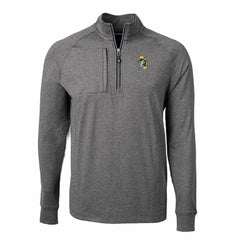 Green Bay Packers  Cutter & Buck Big & Tall Adapt Eco Raglan Quarter-Zip Jacket