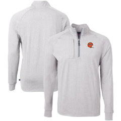 Cincinnati Bengals  Cutter & Buck Big & Tall Adapt Eco Raglan Quarter-Zip Jacket
