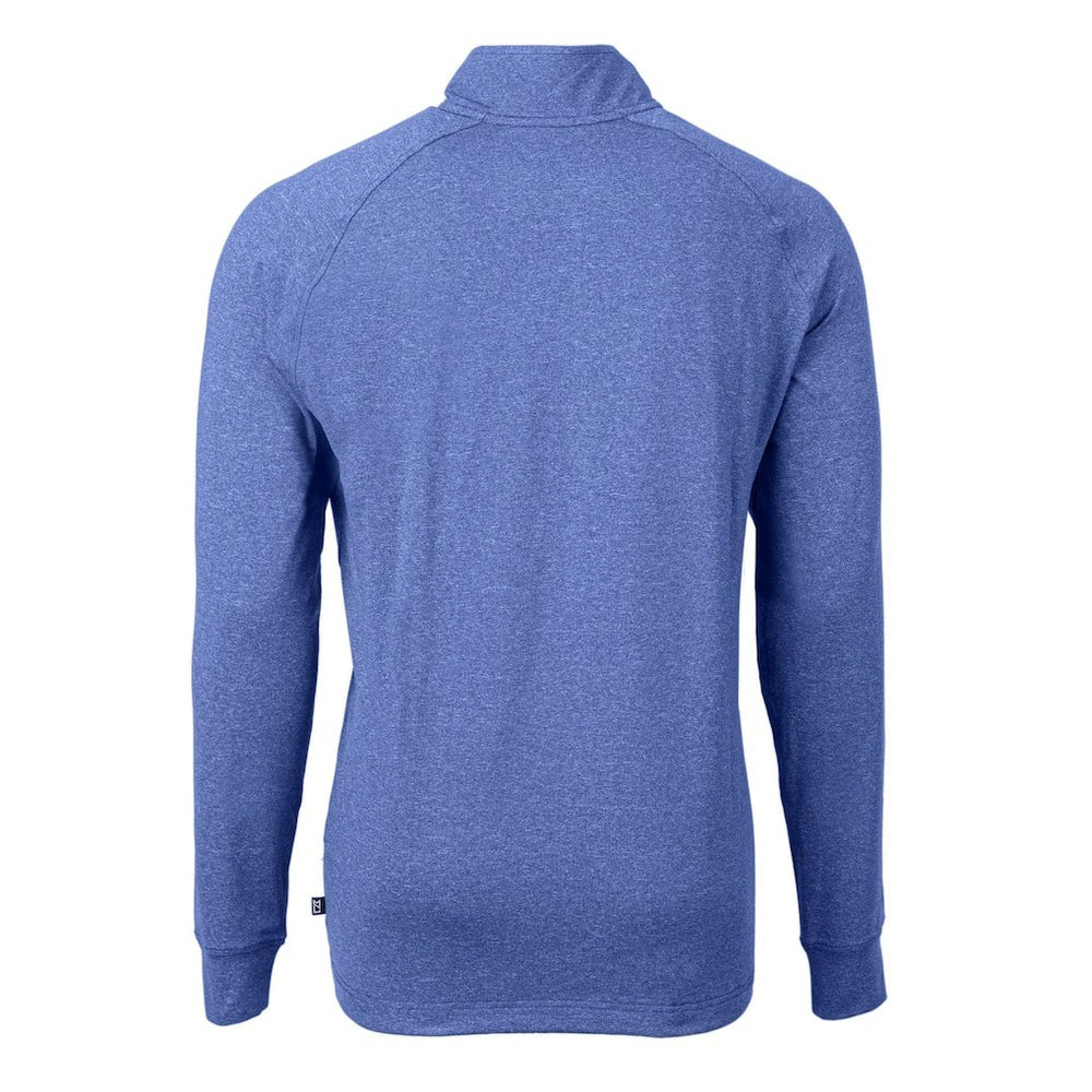 Indianapolis Colts  Cutter & Buck Big & Tall Adapt Eco Raglan Quarter-Zip Jacket
