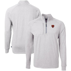 Chicago Bears  Cutter & Buck Big & Tall Adapt Eco Raglan Quarter-Zip Jacket