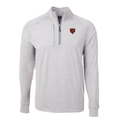 Chicago Bears  Cutter & Buck Big & Tall Adapt Eco Raglan Quarter-Zip Jacket