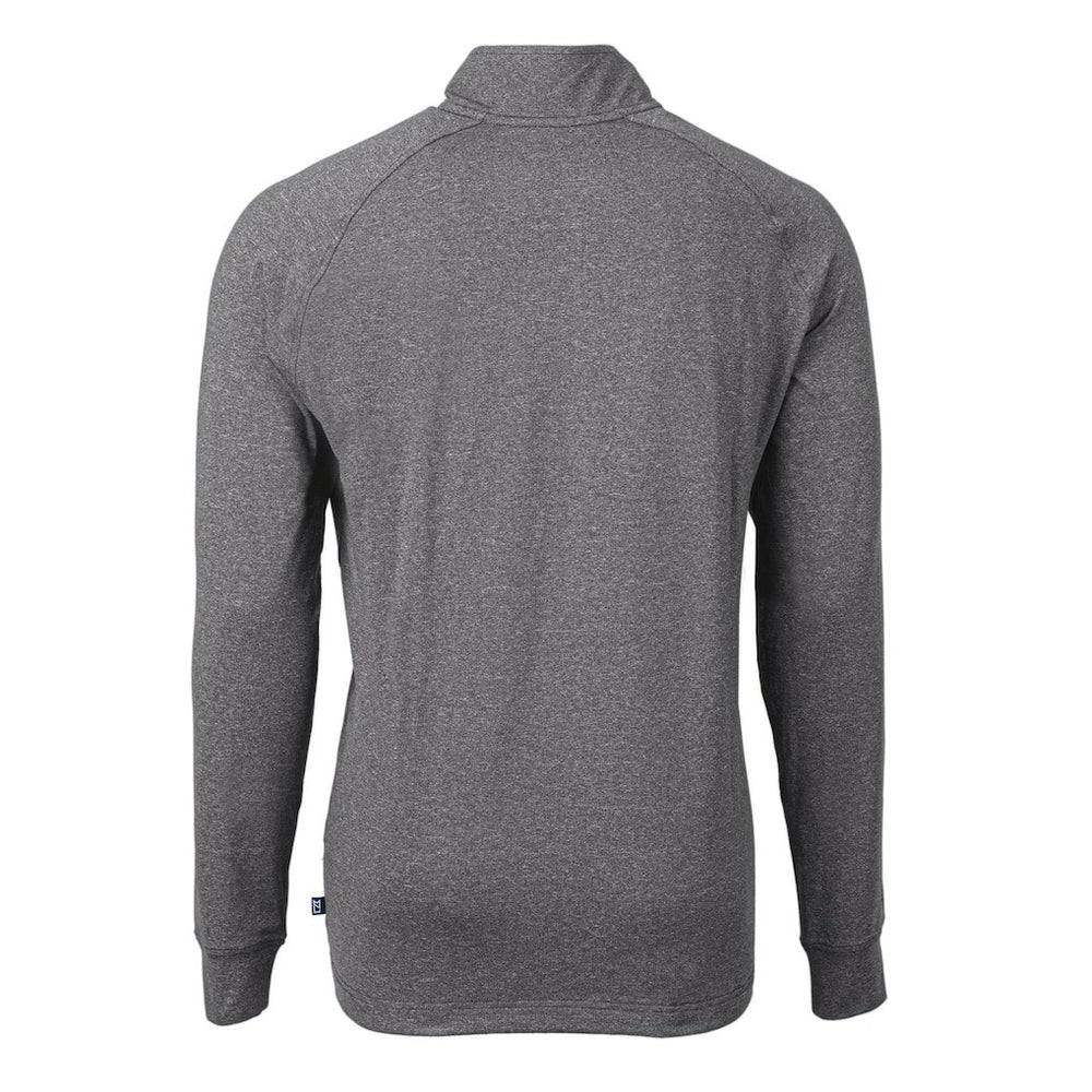 Cincinnati Bengals  Cutter & Buck Big & Tall Adapt Eco Raglan Quarter-Zip Jacket