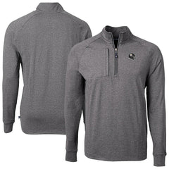 Pittsburgh Steelers  Cutter & Buck Big & Tall Adapt Eco Raglan Quarter-Zip Jacket