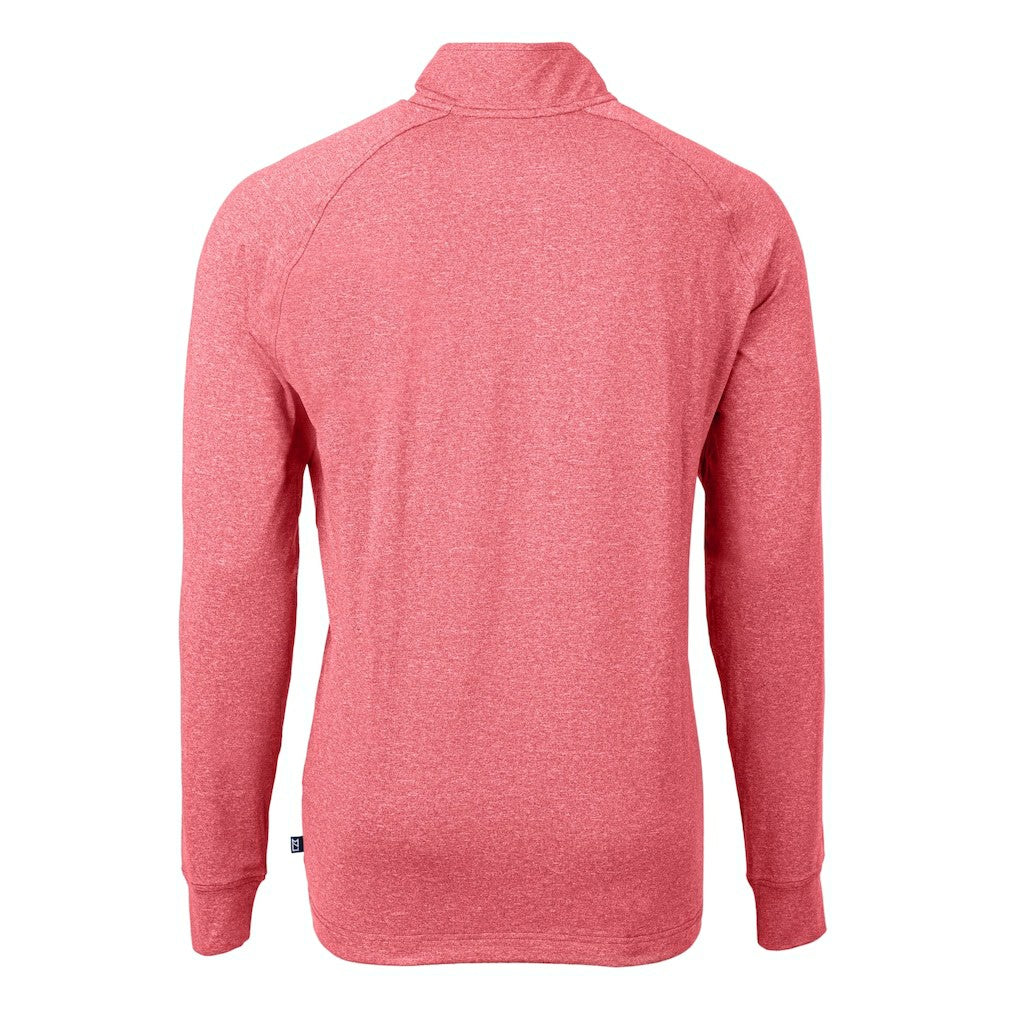 San Francisco 49ers  Cutter & Buck Big & Tall Adapt Eco Raglan Quarter-Zip Jacket
