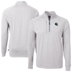 Philadelphia Eagles  Cutter & Buck Big & Tall Adapt Eco Raglan Quarter-Zip Jacket