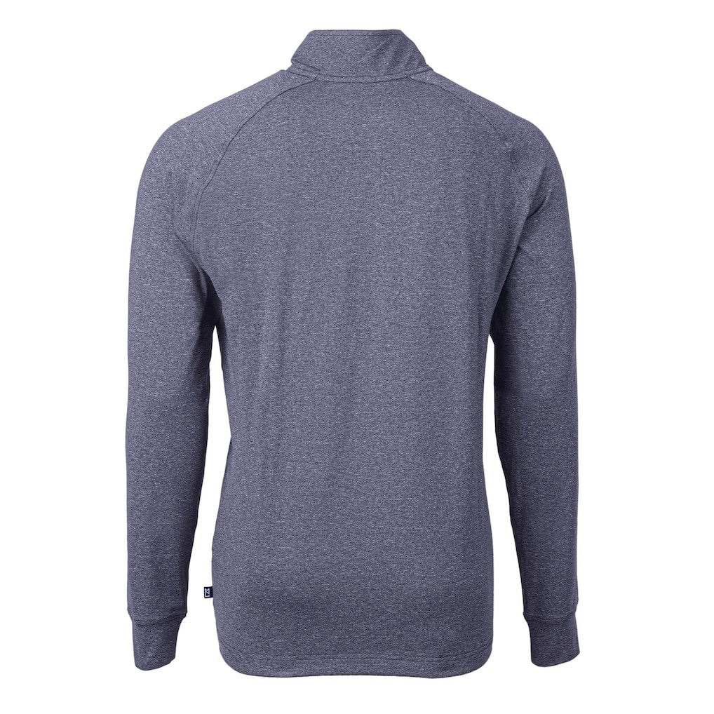 Seattle Seahawks  Cutter & Buck Big & Tall Adapt Eco Raglan Quarter-Zip Jacket