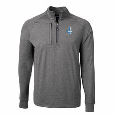 Detroit Lions  Cutter & Buck Big & Tall Adapt Eco Raglan Quarter-Zip Jacket