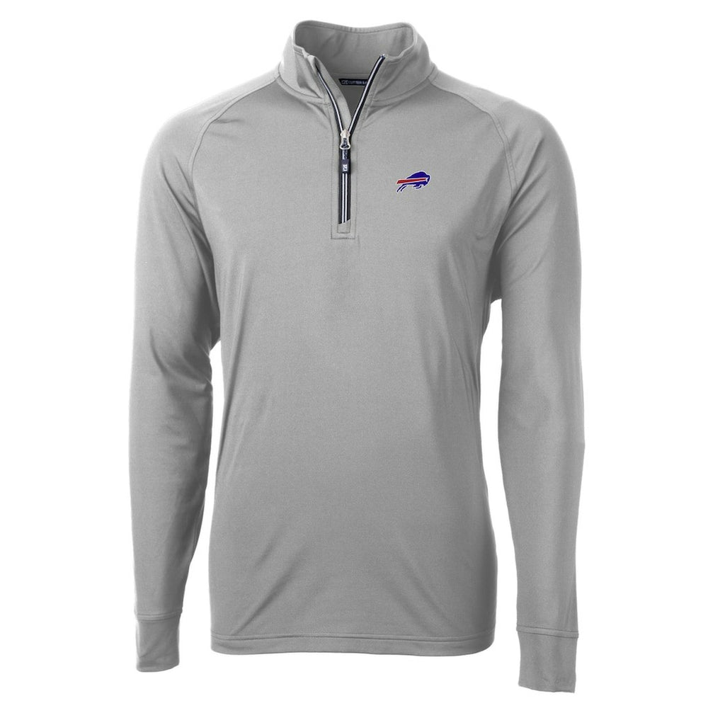 Buffalo Bills  Cutter & Buck Big & Tall Adapt Eco DryTec Raglan Quarter-Zip Jacket