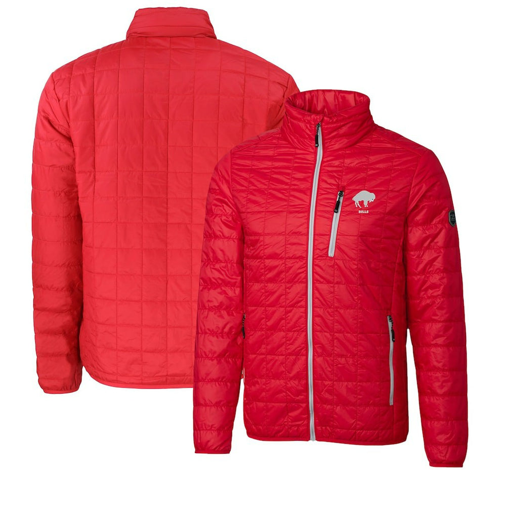 Buffalo Bills  Cutter & Buck Big & Tall Rainier PrimaLoft Eco Insulated Full-Zip Puffer Jacket