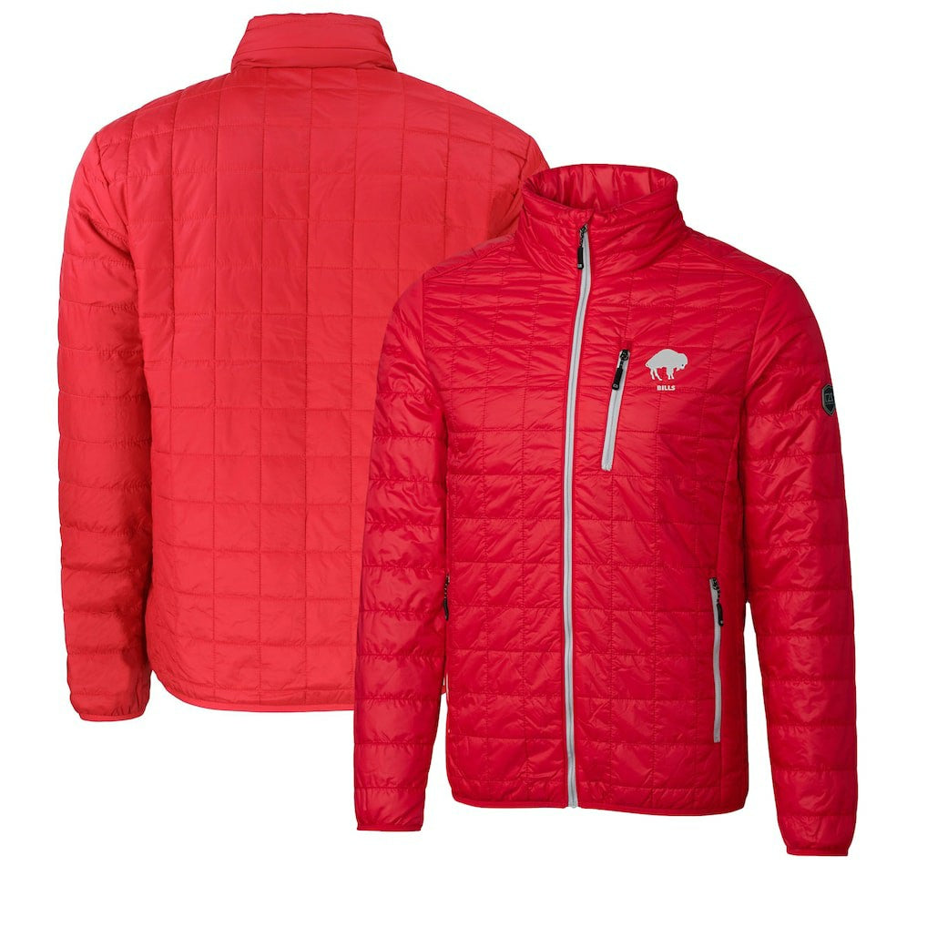 Buffalo Bills  Cutter & Buck Big & Tall Rainier PrimaLoft Eco Insulated Full-Zip Puffer Jacket
