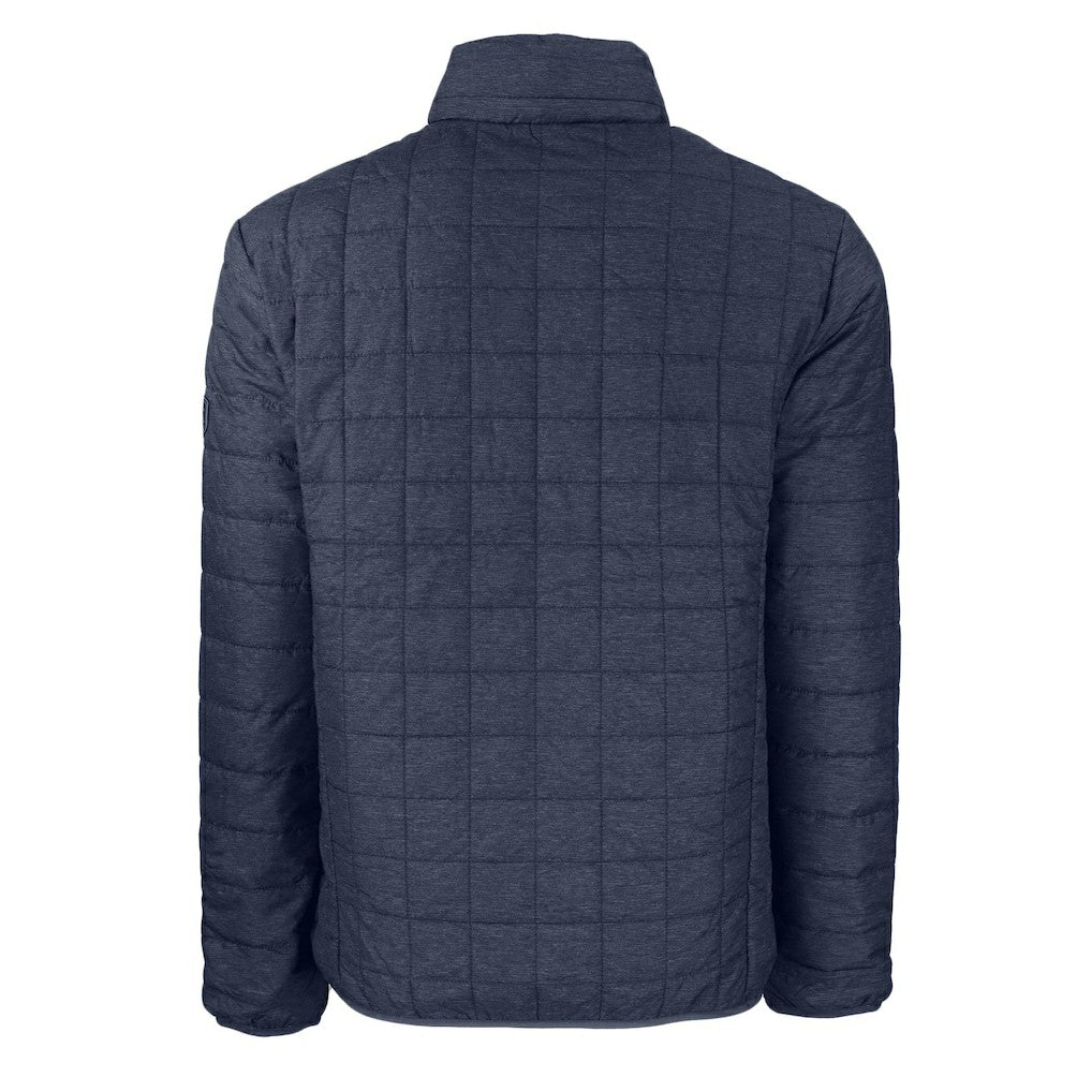 New England Patriots  Cutter & Buck Big & Tall Rainier PrimaLoft Eco Insulated Full-Zip Hoodie Puffer Jacket