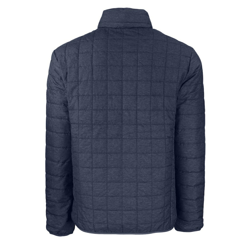 New England Patriots  Cutter & Buck Big & Tall Rainier PrimaLoft Eco Insulated Full-Zip Hoodie Puffer Jacket