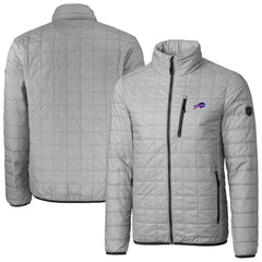 Buffalo Bills  Cutter & Buck Big & Tall Rainier PrimaLoft Eco Insulated Full-Zip Hoodie Puffer Jacket
