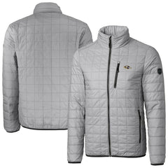 Baltimore Ravens  Cutter & Buck Big & Tall Rainier PrimaLoft Eco Insulated Full-Zip Hoodie Puffer Jacket
