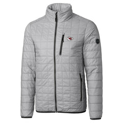 Kansas City Chiefs  Cutter & Buck Big & Tall Rainier PrimaLoft Eco Insulated Full-Zip Hoodie Puffer Jacket
