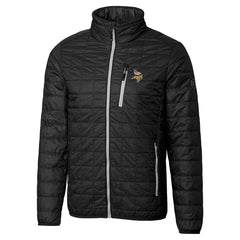 Minnesota Vikings  Cutter & Buck Big & Tall Rainier PrimaLoft Eco Insulated Full-Zip Hoodie Puffer Jacket