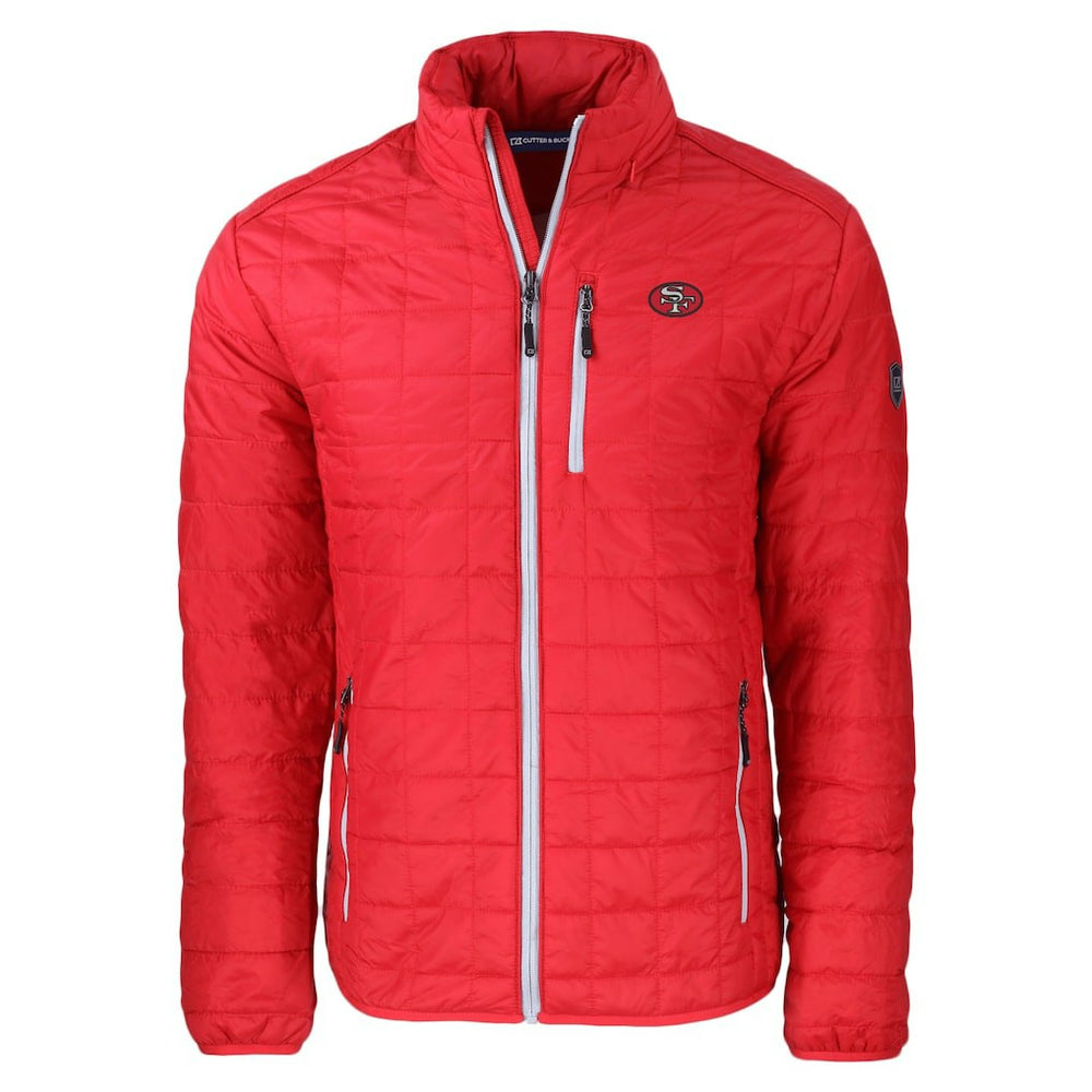 San Francisco 49ers  Cutter & Buck Big & Tall Rainier PrimaLoft Eco Insulated Full-Zip Puffer Jacket