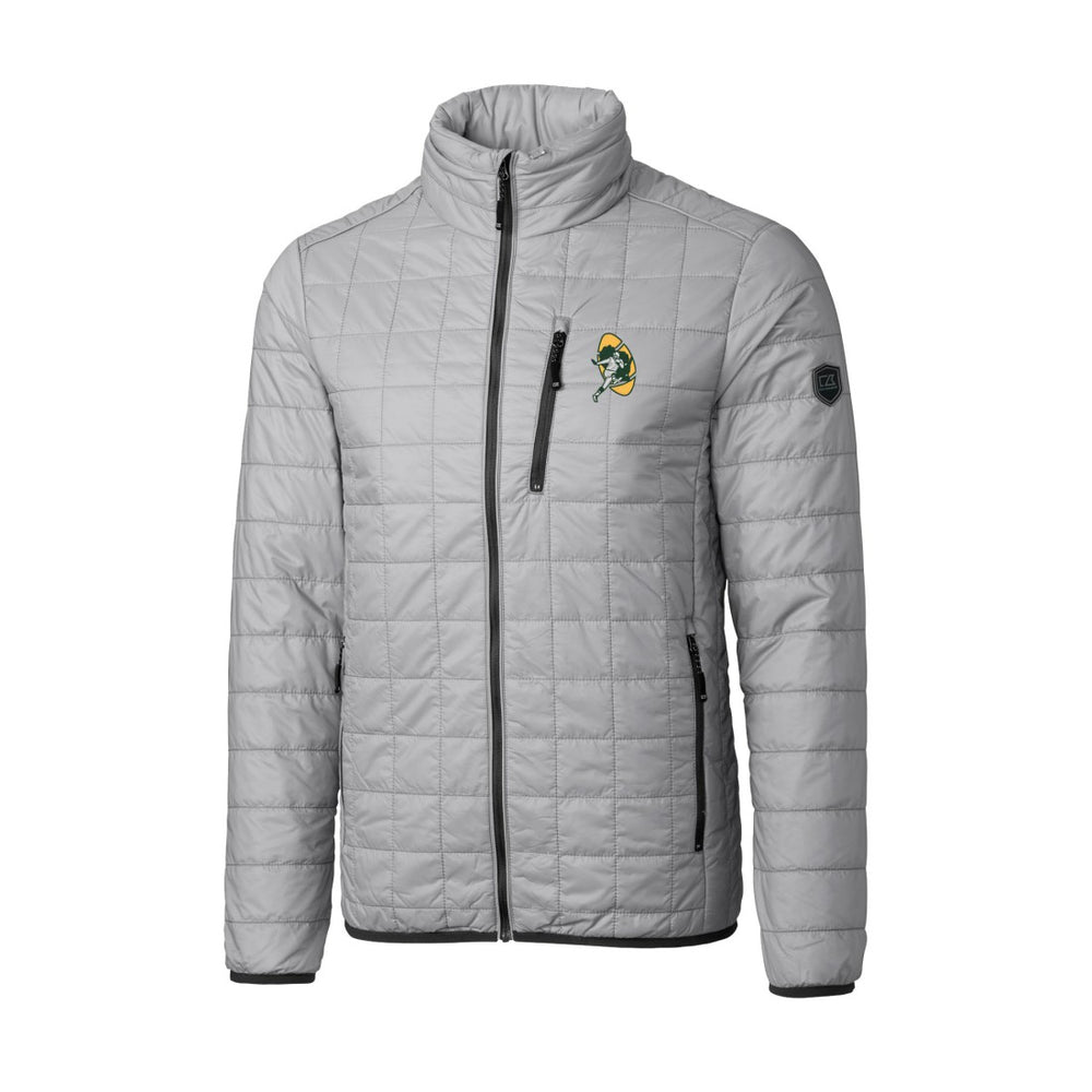 Green Bay Packers  Cutter & Buck Big & Tall Rainier PrimaLoft Eco Insulated Full-Zip Puffer Jacket