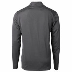 Detroit Lions  Cutter & Buck Big & Tall Virtue Eco Pique Micro Stripe Tri-Blend Quarter-Zip Jacket