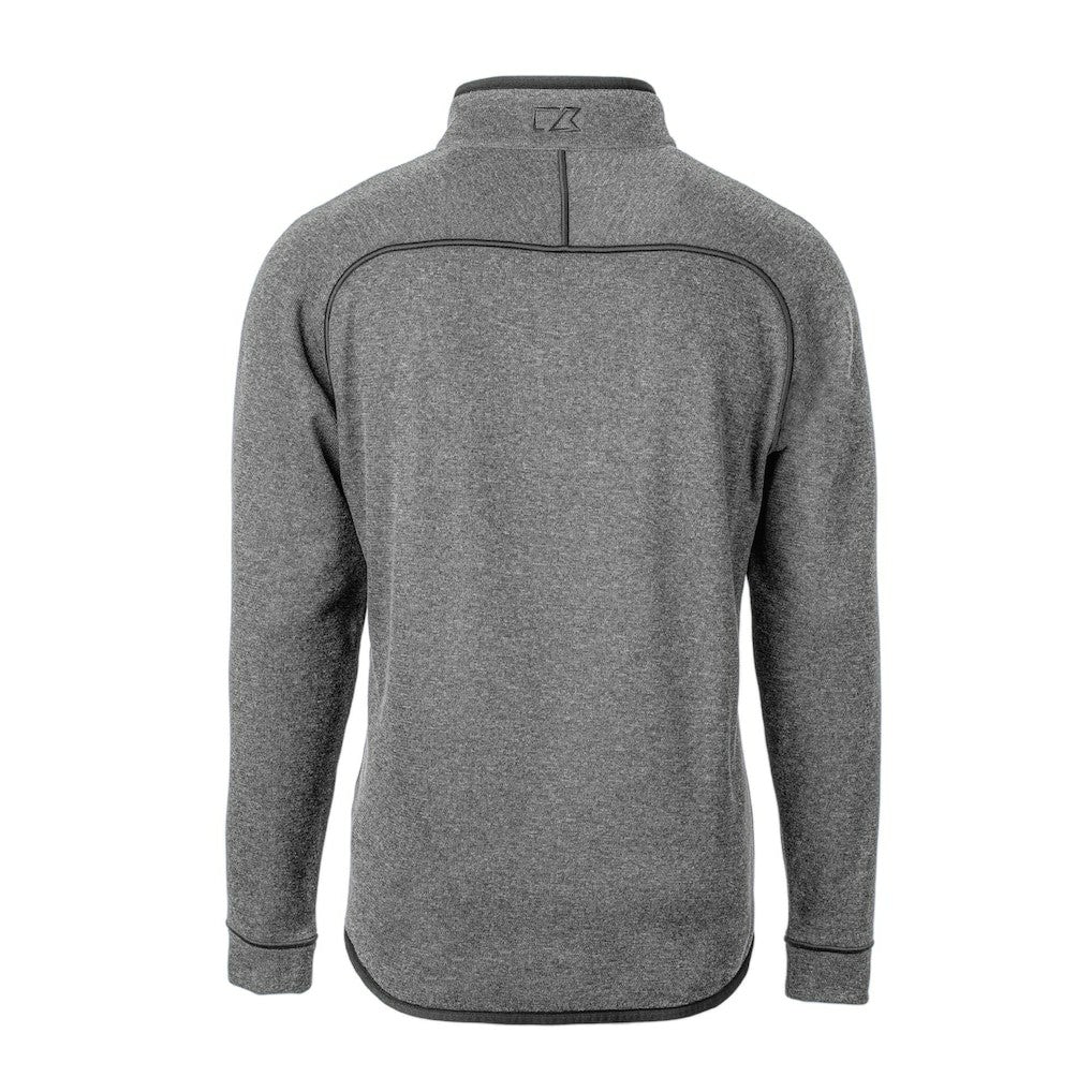 Chicago Bears  Cutter & Buck Big & Tall Mainsail Sweater-Knit Half-Zip Jacket