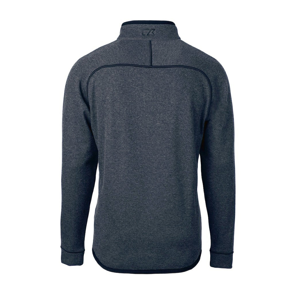 Indianapolis Colts  Cutter & Buck Big & Tall Mainsail Sweater-Knit Half-Zip Jacket