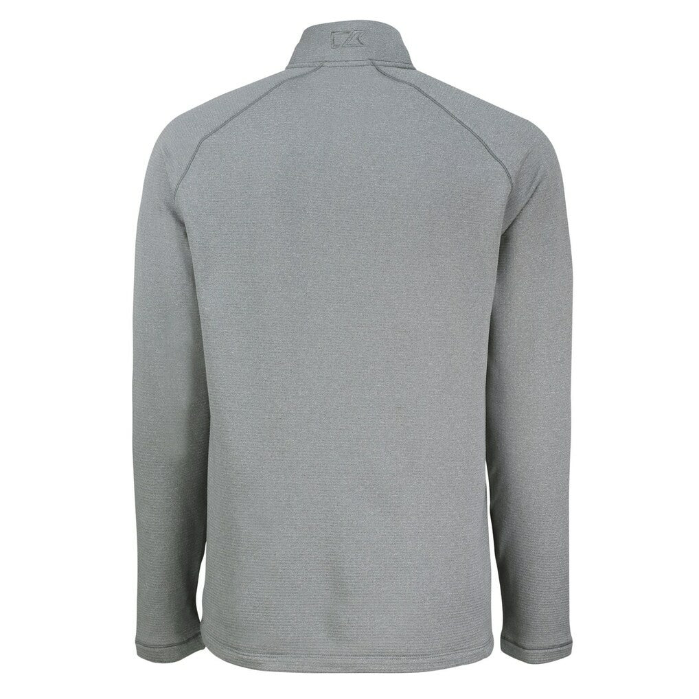 Atlanta Falcons  Cutter & Buck Peshastin Eco Fleece Tri-Blend Raglan Recycled Quarter-Zip Jacket