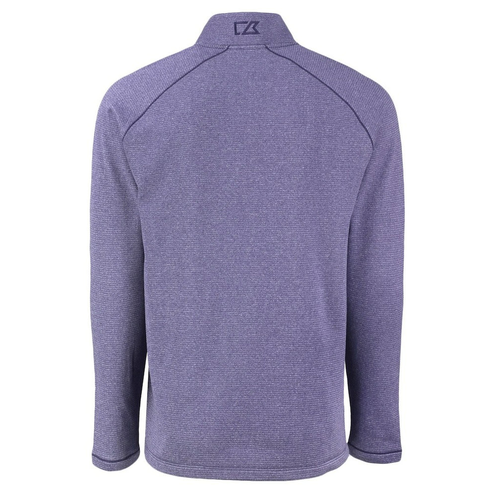 Baltimore Ravens  Cutter & Buck Peshastin Eco Fleece Tri-Blend Raglan Recycled Quarter-Zip Jacket