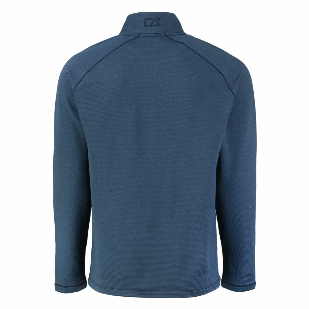 Denver Broncos  Cutter & Buck Peshastin Eco Fleece Tri-Blend Raglan Recycled Quarter-Zip Jacket