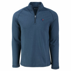 Tampa Bay Buccaneers  Cutter & Buck Peshastin Eco Fleece Tri-Blend Raglan Recycled Quarter-Zip Jacket