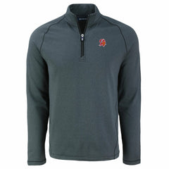 Tampa Bay Buccaneers  Cutter & Buck Peshastin Eco Fleece Tri-Blend Raglan Recycled Quarter-Zip Jacket