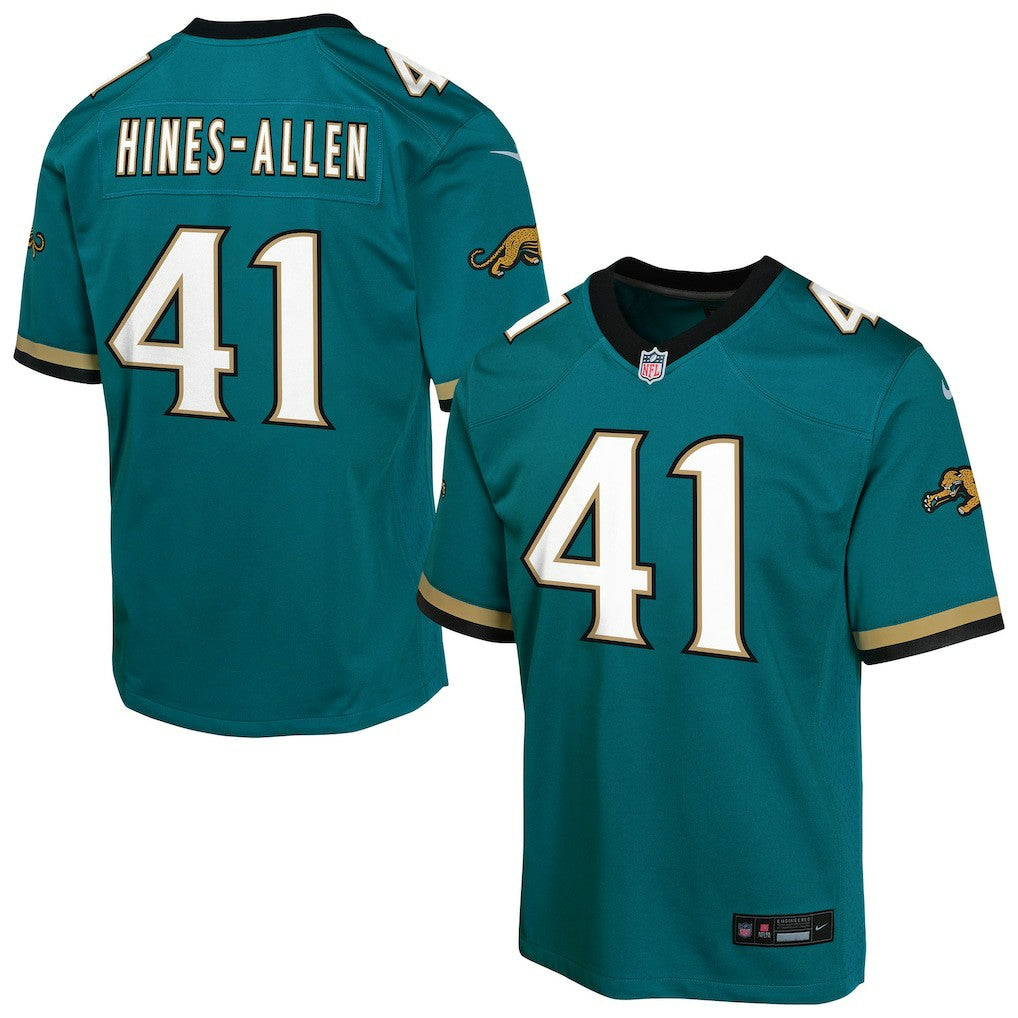 Jacksonville Jaguars Nike Josh Hines-Allen  Youth Alternate 2 Prowler Throwback Game Jersey