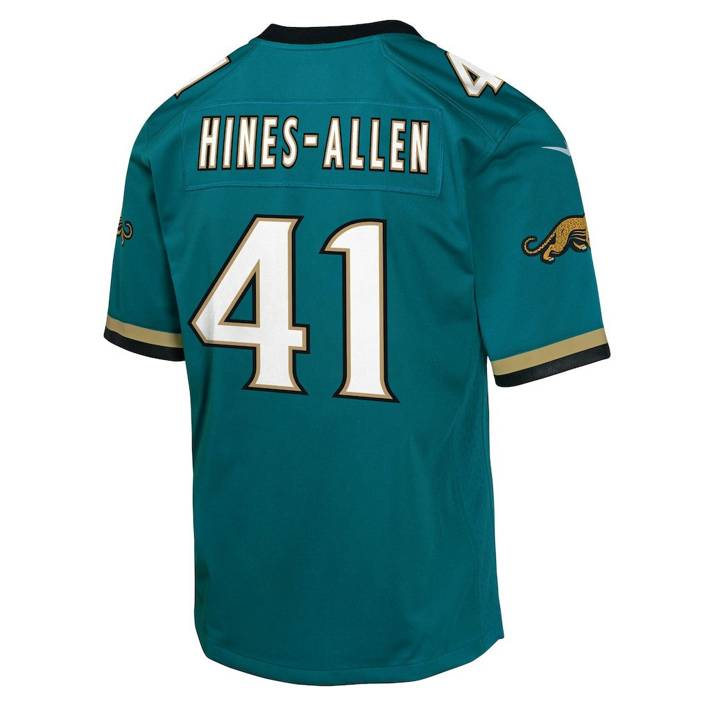 Jacksonville Jaguars Nike Josh Hines-Allen  Youth Alternate 2 Prowler Throwback Game Jersey