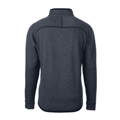 Detroit Lions  Cutter & Buck Big & Tall Mainsail Sweater-Knit Raglan Half-Zip Jacket