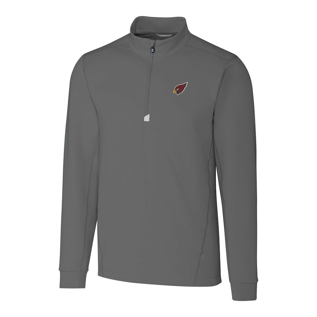 Arizona Cardinals  Cutter & Buck Big & Tall Traverse Stretch Quarter-Zip Top