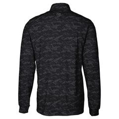 Detroit Lions  Cutter & Buck Big & Tall Traverse Eco Camo Tri-Blend DryTec Quarter-Zip Jacket