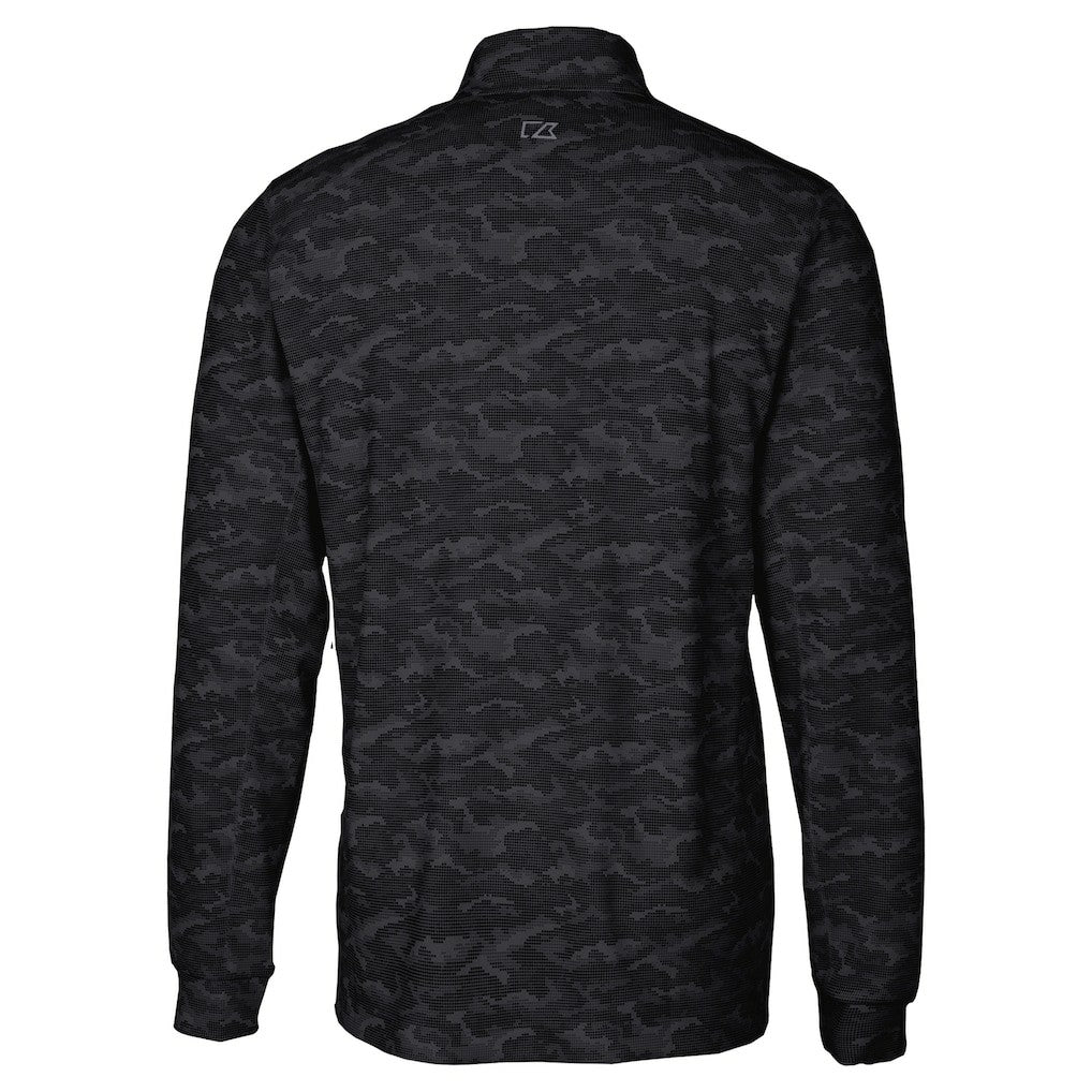San Francisco 49ers  Cutter & Buck Big & Tall Traverse Eco Camo Tri-Blend DryTec Quarter-Zip Jacket