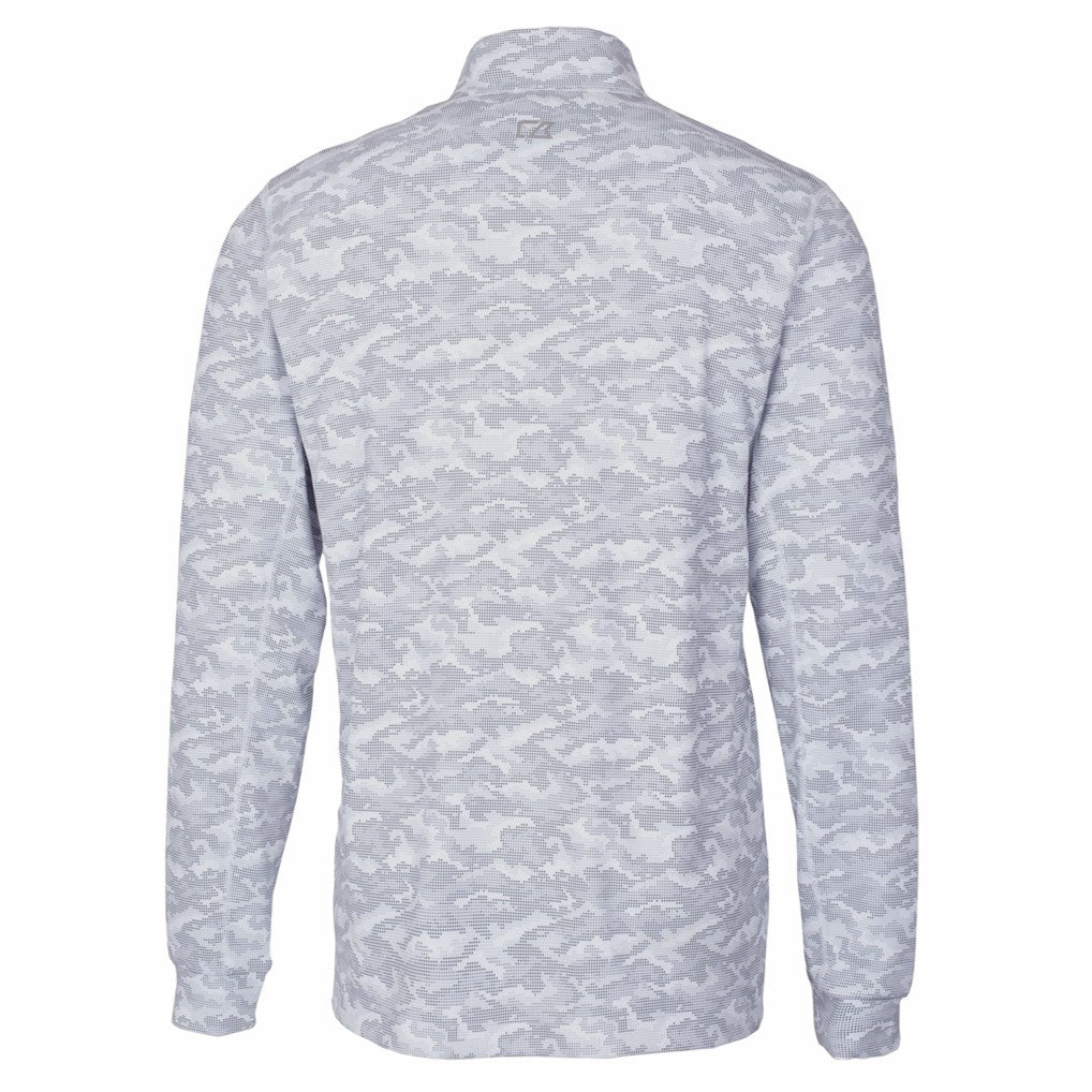 Pittsburgh Steelers  Cutter & Buck Big & Tall Traverse Eco Camo Tri-Blend DryTec Quarter-Zip Jacket