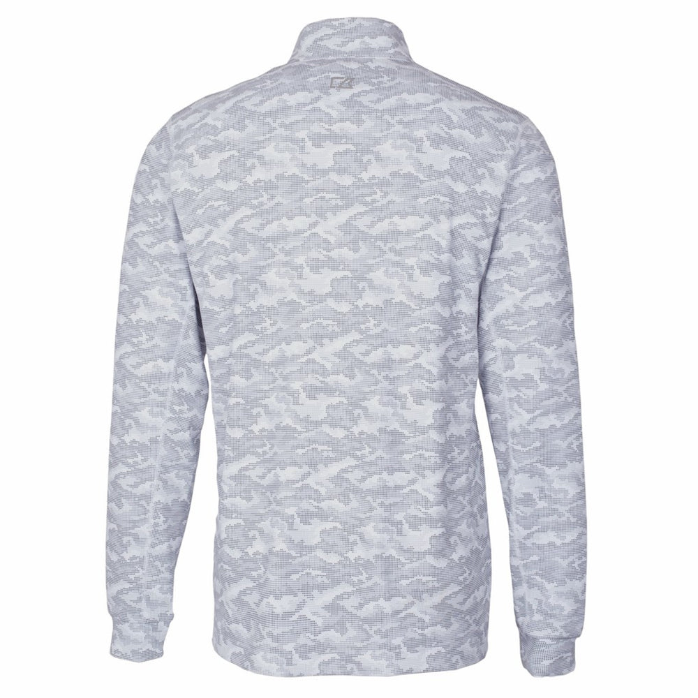 Pittsburgh Steelers  Cutter & Buck Big & Tall Traverse Eco Camo Tri-Blend DryTec Quarter-Zip Jacket