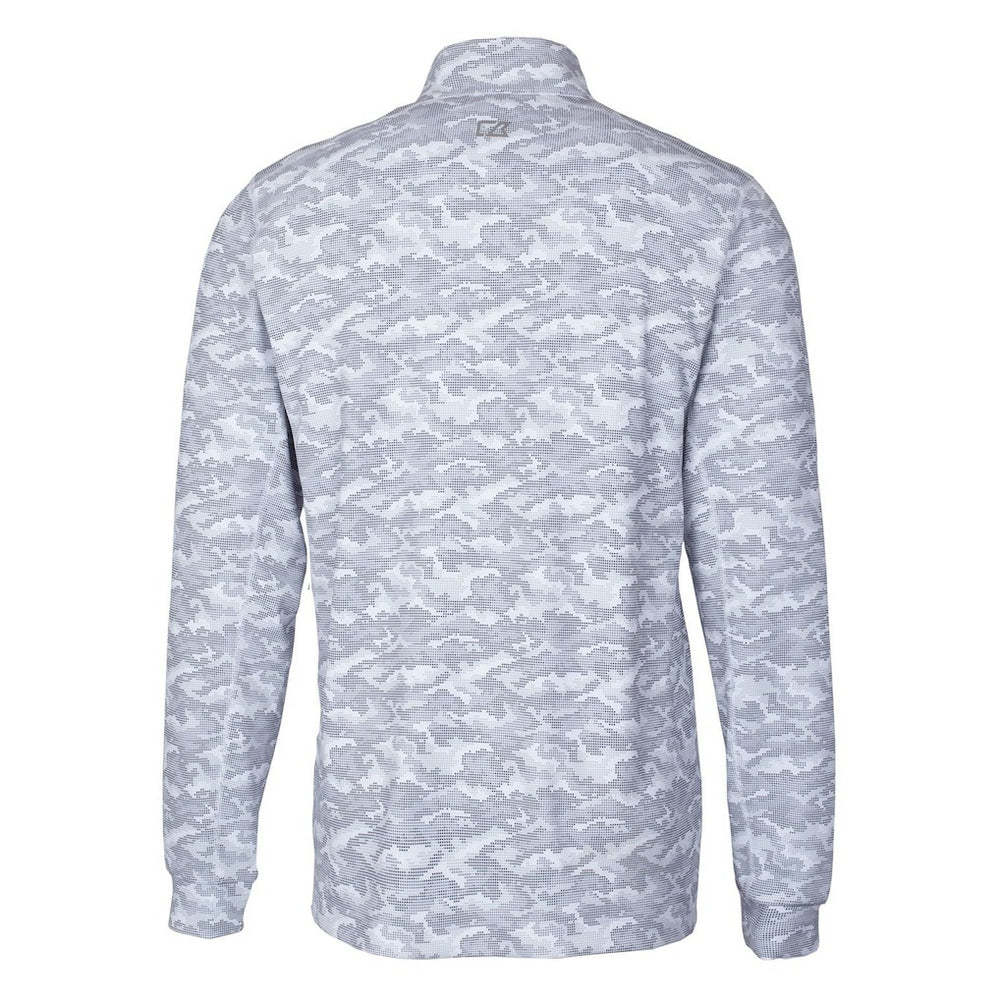 San Francisco 49ers  Cutter & Buck Big & Tall Traverse Eco Camo Tri-Blend DryTec Quarter-Zip Jacket