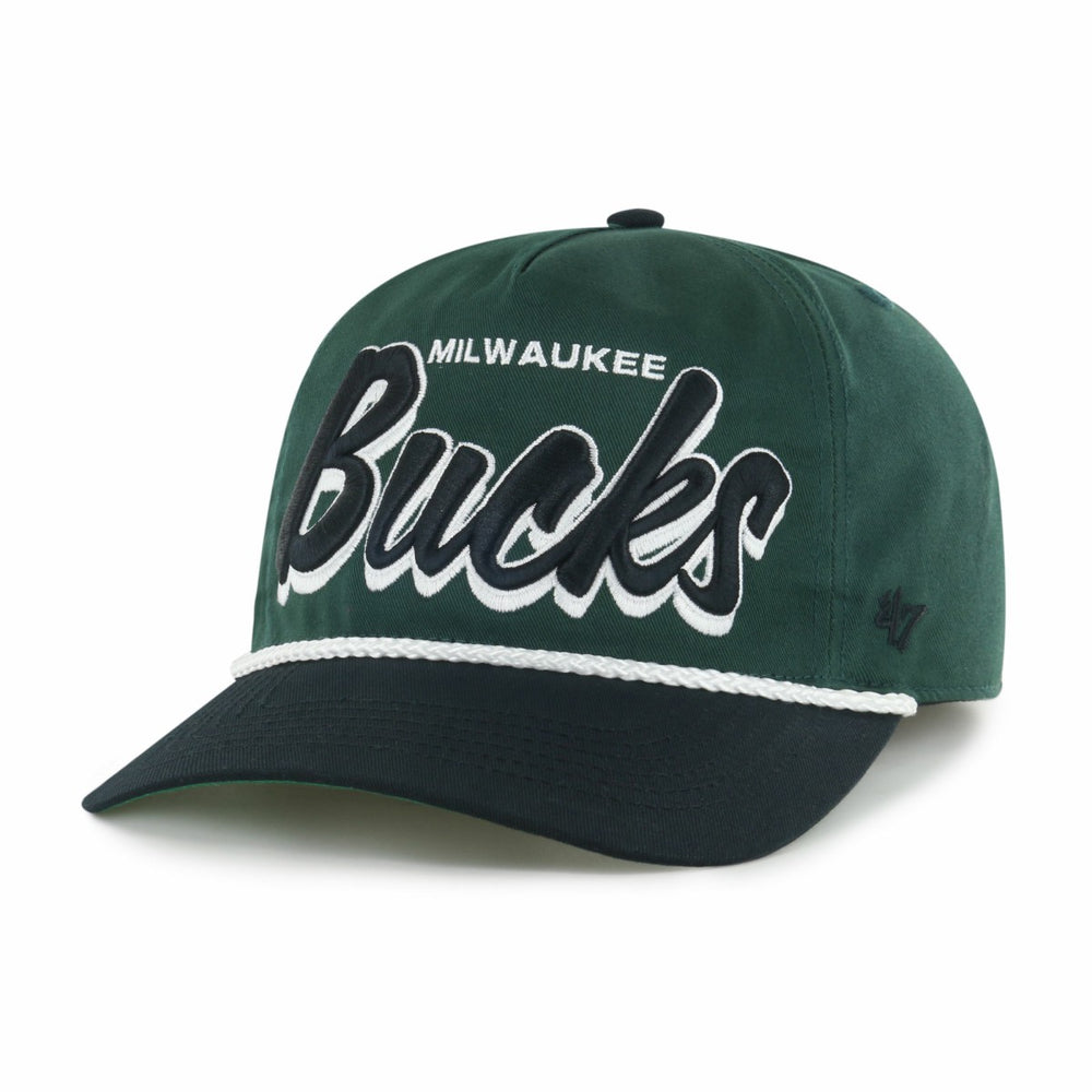 Milwaukee Bucks '47 Dropshadow Rope Hitch Adjustable Hat Discount