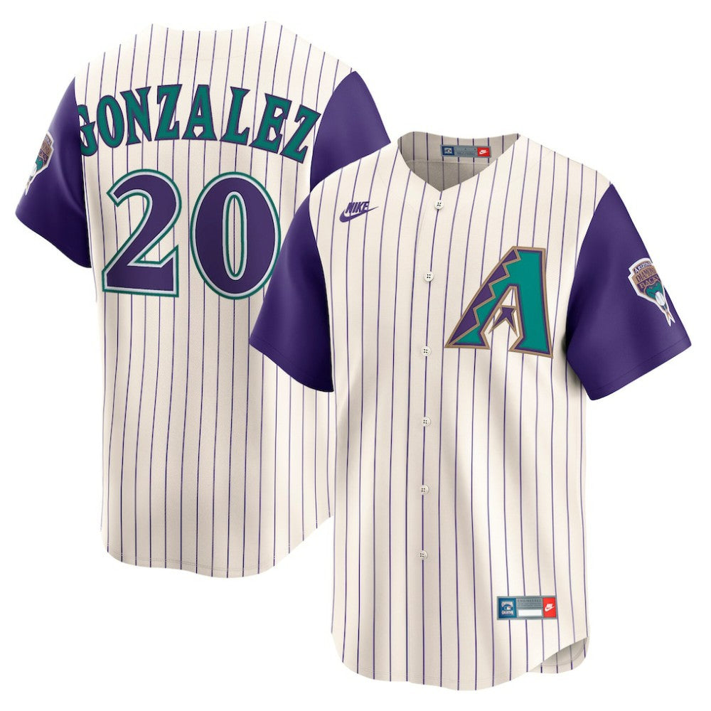 Luis Gonzalez Arizona Diamondbacks Nike Throwback Cooperstown Collection Limited Jersey | MLB For sale