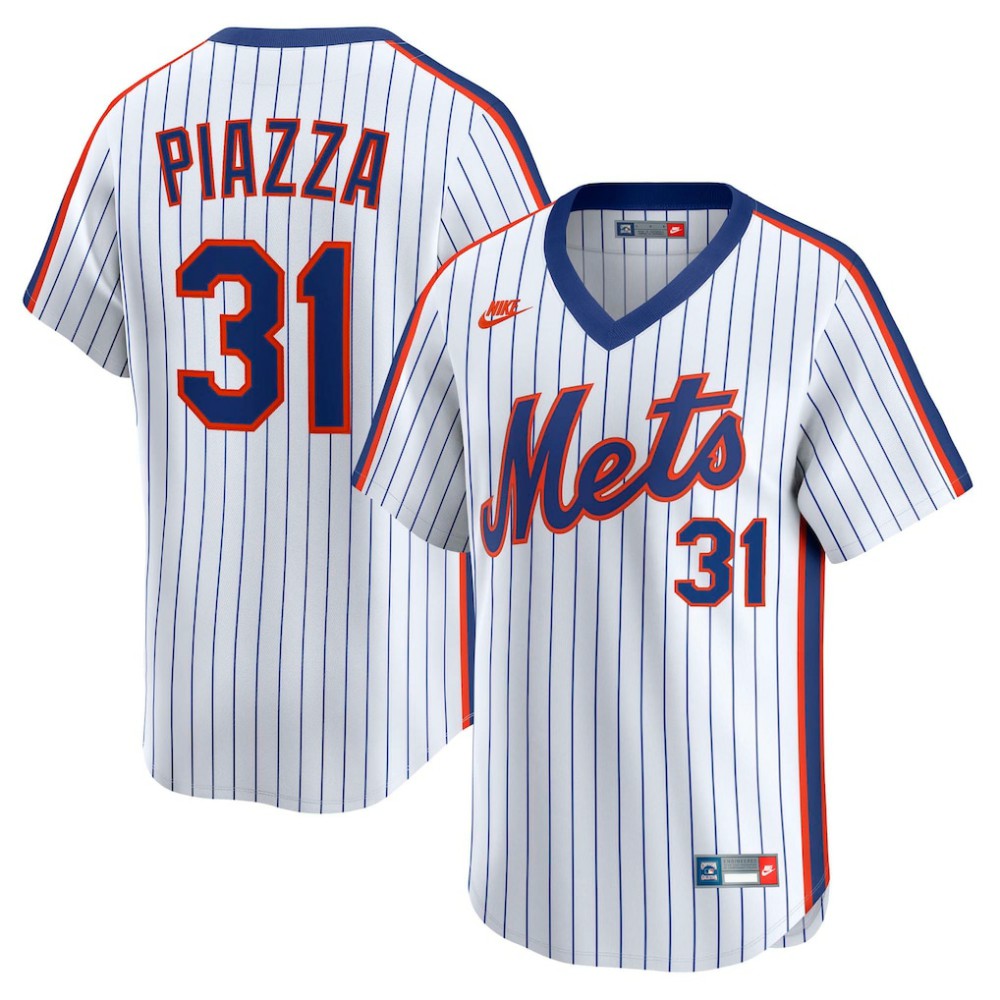 Mike Piazza New York Mets Nike Throwback Cooperstown Collection Limited Jersey | MLB Sale