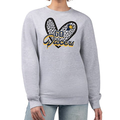 Indiana Pacers G-III 4Her by Carl Banks Women's Leopard Heart Fleece Pullover Sweatshirt Online