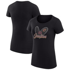 Cleveland Cavaliers G-III 4Her by Carl Banks Women's Super-Slim Fit Lightweight Leopard Heart T-Shirt sale Online