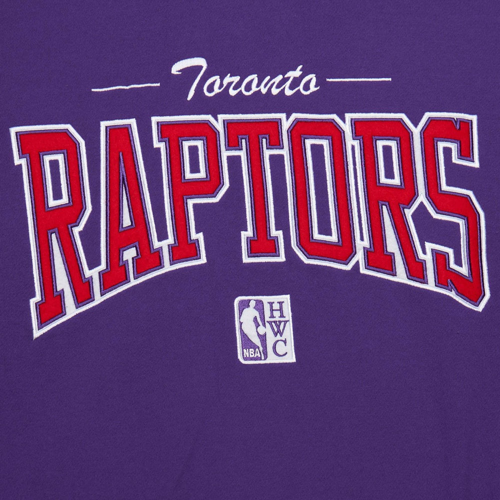 Toronto Raptors Hardwood Classics There & Back 2.0 Vintage Pullover Sweatshirt On Sale