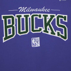 Milwaukee Bucks Hardwood Classics There & Back 2.0 Vintage Pullover Sweatshirt New