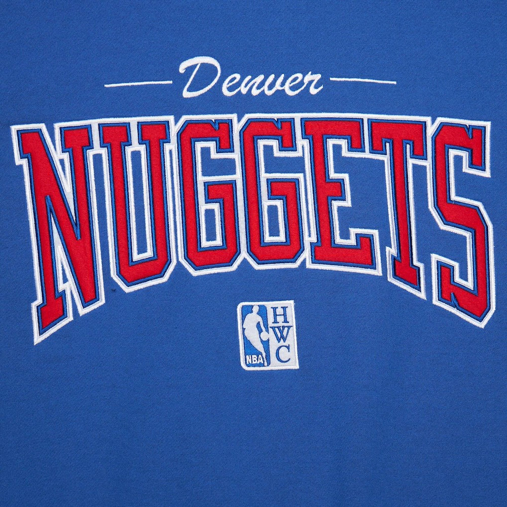 Denver Nuggets Hardwood Classics There & Back 2.0 Vintage Pullover Sweatshirt sale On Sale