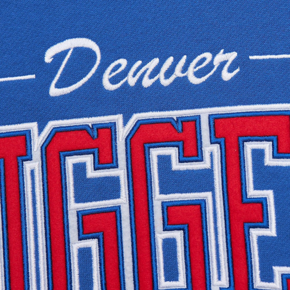 Denver Nuggets Hardwood Classics There & Back 2.0 Vintage Pullover Sweatshirt sale On Sale