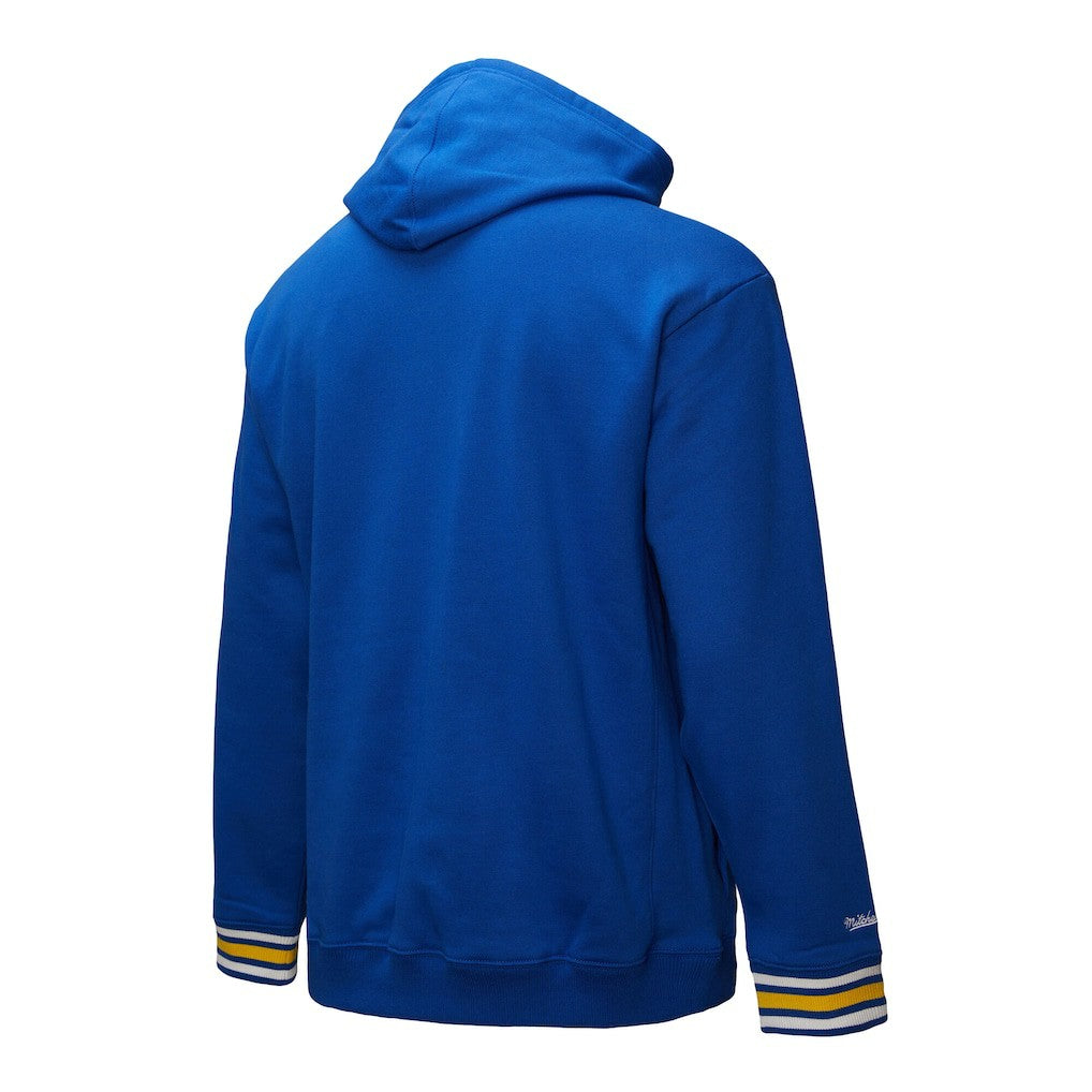 Golden State Warriors Chainstitch Applique Vintage Heavyweight Pullover Hoodie sale Outlet
