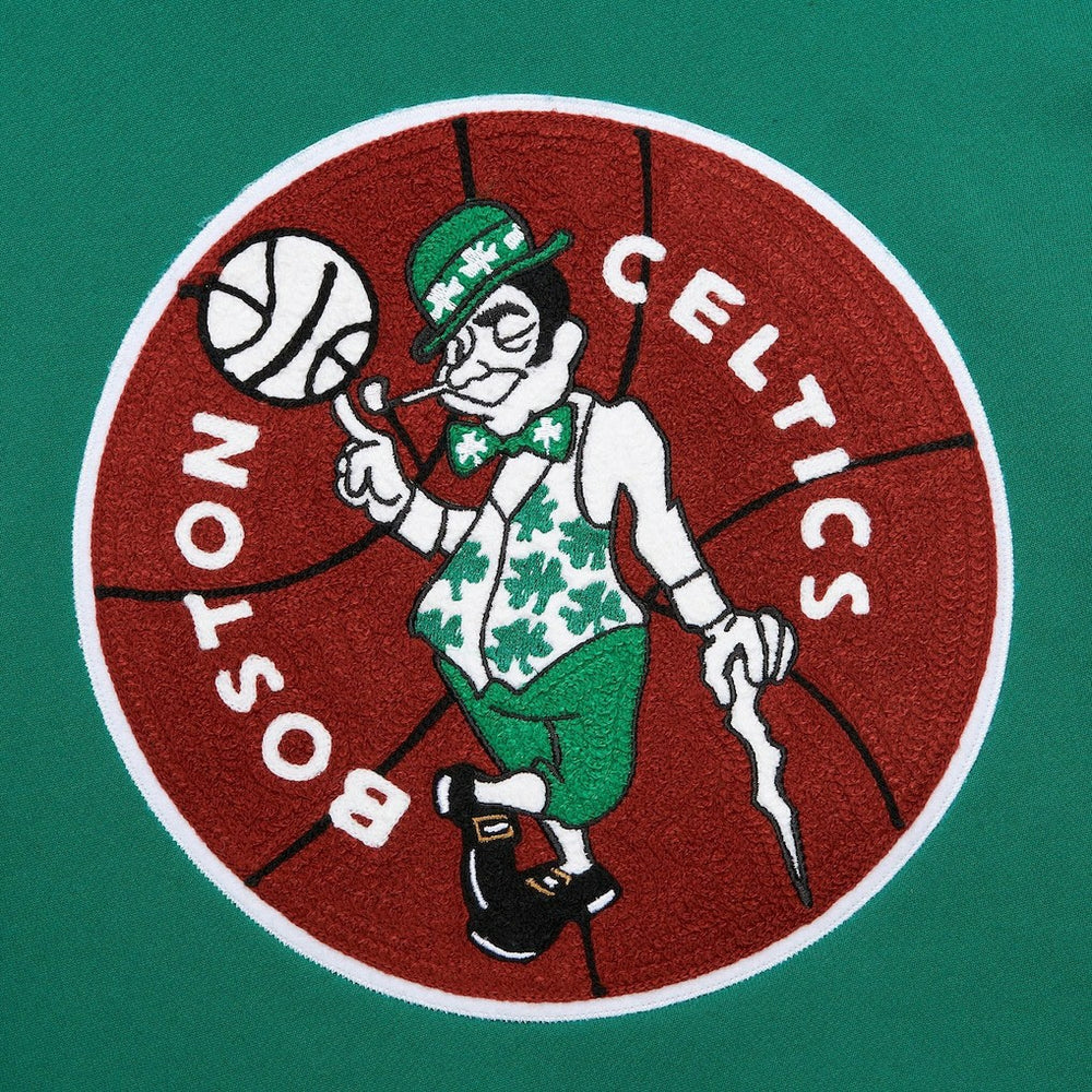 Boston Celtics Chainstitch Applique Vintage Heavyweight Pullover Hoodie Discount